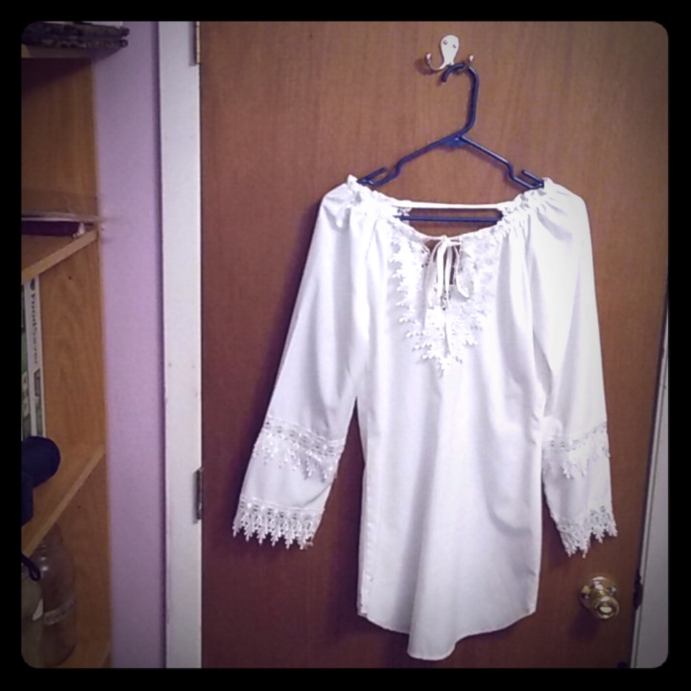 Size small white summer dress